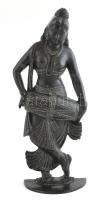 Indiai ón szobor, álló és falra is akasztható, jelzés nélkül, szép állapotban, m: 30 cm