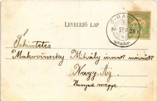 1904 Óradna, Alt-Rodna, Radna veche, Rodna; Főszolgabírói hivatal és lak, Bányahivatal / judge'...