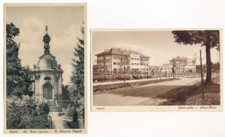 Sopron - 10 db főleg modern képeslap