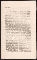 cca 1850 Újságban hirdetett piramisjáték leírása hatósági nyomtatványon német és magyar nyelven 3 p