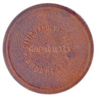 1896KB 1K Ag "Millennium" eredeti, dombornyomott, bordó színű "Millenniumi Koronaérem...