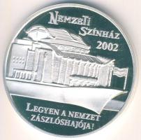 2002. "Nemzeti Színház" Ag emlékérem 35,24g T:PP