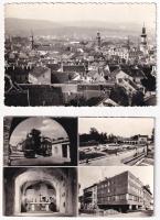 41 db MODERN magyar fekete-fehér város képeslap Képzőművészeti Alap kiadásában