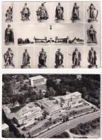 41 db MODERN magyar fekete-fehér város képeslap Képzőművészeti Alap kiadásában