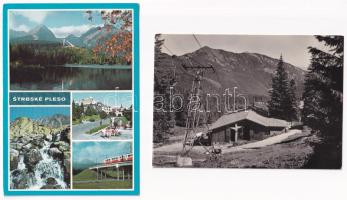 19 db MODERN Magas Tátra képeslap / 19 modern Vysoké Tatry postcards (High Tatras)