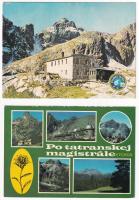 19 db MODERN Magas Tátra képeslap / 19 modern Vysoké Tatry postcards (High Tatras)