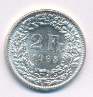 Svájc 1965. 2Fr Ag T:1- Switzerland 1965. 2 Francs Ag C:AU Krause KM#21