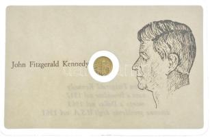 Olaszország DN "John Fitzgerald Kennedy" jelzetlen modern mini Au érem bizonytalan aranyta...
