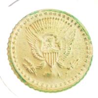 Olaszország DN "John Fitzgerald Kennedy" jelzetlen modern mini Au érem bizonytalan aranyta...