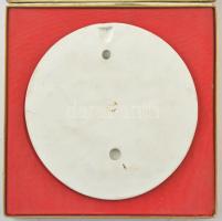 1969. "Fegyverbe! Fegyverbe! 1919-1969" egyoldalas Hollóháza porcelán emlékérem eredeti dí...