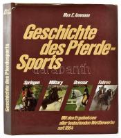 Max E. Ammann: Geschichte des Pferde-Sports. Gütersloh, 1983, Prisma Verlag. Gazdag képanyaggal illusztrálva. Német nyelven. Kiadói egészvászon-kötés, kissé sérült kiadói papír védőborítóban.
