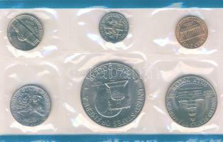 USA 1976. 1c, 5c, 10c, 1/4$, 1/2$, 1$ "Bicentennial" szettben T:1