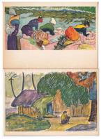 VAN GOGH, PAUL GAUGUIN - 14 db MODERN képeslap / 14 modern motive postcards