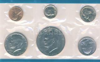 USA 1976. 1c, 5c, 10c, 1/4$, 1/2$, 1$ "Bicentennial" szettben T:1