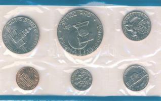 USA 1976. 1c, 5c, 10c, 1/4$, 1/2$, 1$ "Bicentennial" szettben T:1