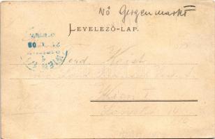 1902 Kézdivásárhely, Targu Secuiesc; Alsó piac, Ifj. Bándy üzlete, vendégfogadó. Bogdán F. fényképés...