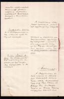 1912 Nagyváradi állami és vármegyei tisztviselők értekezletének jegyzőkönyve, 1912. jan. 27., az ülé...