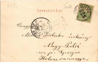 1904 Bagimajor, Baghymajor, Bagi-Major (Kengyel); kastély, kápolna. Ragács Gyula kiadása (Szolnok), ...