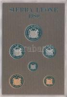 Sierra Leone 1980. 1/2c, 1c, 5c, 10c, 20c, 50c szettben T:PP Csak 10.000db! Tanúsítvánnyal!
