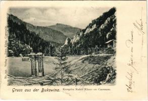 1899 (Vorläufer) Cheremosh, Czeremosz, Ceremus (Bukovina, Bukowina); Kronprinz Rudolf Klause am Czeremosz. Verlag v. Leon König (Czernowitz) (EK)