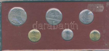 St. Thomas & Prince 1977. 50c, 1D, 2D, 5D, 10D, 20D bemutató szettben T:1 Tanúsítvánnyal!