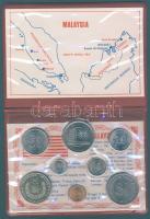 Malajzia 1973. 1s, 5s, 10s, 20s, 50s, 1R 3klf db, összesen 8 klf db, szettben T:1