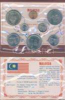 Malajzia 1973. 1s, 5s, 10s, 20s, 50s, 1R 3klf db, összesen 8 klf db, szettben T:1