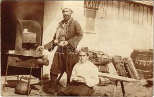 1916 Ada Kaleh, Török kávézó / Turkish café. photo (EK)
