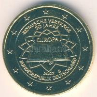 Németország 2007G 2€ aranyozva "50 éves a Római Szerződés" T:2