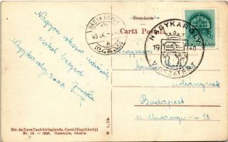 1940 Nagykároly, Carei; Városháza, gyógyszertár / town hall, pharmacy + "1940 Nagykároly vissza...