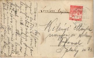 1918 Kolozsvár, Cluj; Katasztrofális sziklaomlás, a leomlott két ezer mázsás szikla a romokkal a Fel...