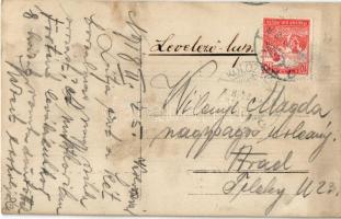 1918 Kolozsvár, Cluj; Katasztrofális sziklaomlás, a leomlott két ezer mázsás szikla 8 házat döntött ...