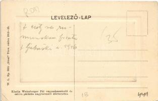 1916 Máriaradna, Mária-Radna, Radna (Lippa, Lipova); Vasút utca, Vasút utca, Arad-Hegyaljai motoros ...