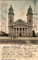 1904 Szatmárnémeti, Szatmár, Satu Mare; Római katolikus székesegyház. Reizer János kiadása / cathedral (EK)