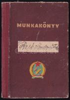cca 1961 Rajk Sándor, Rajk László testvérének munkakönyve