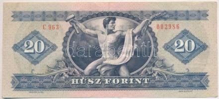 1975. 20Ft "C 963 002986" T:III szép papír 
Adamo F16