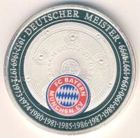Németország 2000. "FC Bayern München - Német bajnok rekoder" ezüstözött, bicolor ffém emlékérem T:PP Csak 9999db! Tanúsítvánnyal!