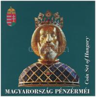 2017. 5Ft-200Ft (6xklf) forgalmi szett + I. László által kibocsátott denár egyoldalas Ag lemezverete...