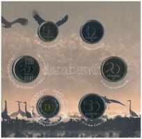 2018. 5Ft-200Ft (6xklf) forgalmi sor papír dísztokban "Magyarország pénzérméi - Természeti érté...