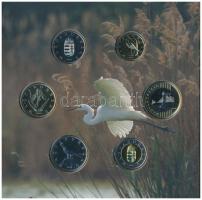 2018. 5Ft-200Ft (6xklf) forgalmi sor papír dísztokban "Magyarország pénzérméi - Természeti érté...