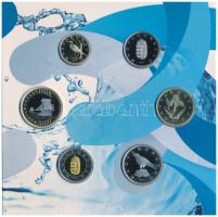 2017. 5-200Ft (6xklf) forgalmi sor + 2017. 50Ft Cu-Ni "17. FINA Világbajnokság" T:PP Adamo...