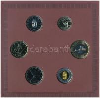 2015. 5Ft-200Ft (6xklf) "Országgyűlés" forgalmi sor dísztokban T:BU ragasztás elengedett A...