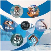 2017. 5-200Ft (6xklf) forgalmi sor szettben + 2017. 50Ft Cu-Ni "17. FINA Világbajnokság" T...