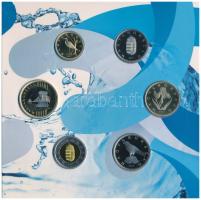 2017. 5-200Ft (6xklf) forgalmi sor szettben + 2017. 50Ft Cu-Ni "17. FINA Világbajnokság" T...