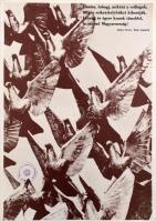 3 db 1945 kkörüli plakát, szemléltető tabló Juhász Ferenc: Hazám, Rombadőlt Budapest, stb későbbi ut...