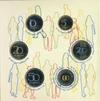 2011. 5Ft-200Ft (6xklf) forgalmi sor szettben, "Magyarország pénzérméi" sorozat T:PP Adamo...