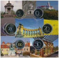 2015. 5Ft-200Ft (6xklf) forgalmi sor szettben + 50Ft Cu-Ni "Nemzeti és Történelmi Emlékhelyek&q...