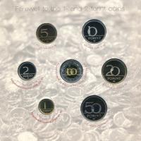 2008. 1Ft-100Ft (7xklf) "Búcsú az egy- és kétforintostól" forgalmi sor szettben T:PP kis p...