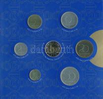 2000. 1Ft-100Ft (7xklf) forgalmi sor szettben + "200Ft Millenium" T:BU patina Adamo FO33