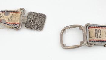 1982-es labdarúgó világbajnokság (Spanyolország), rugalmas vászon öv fém csattal, korának megfelelő ...